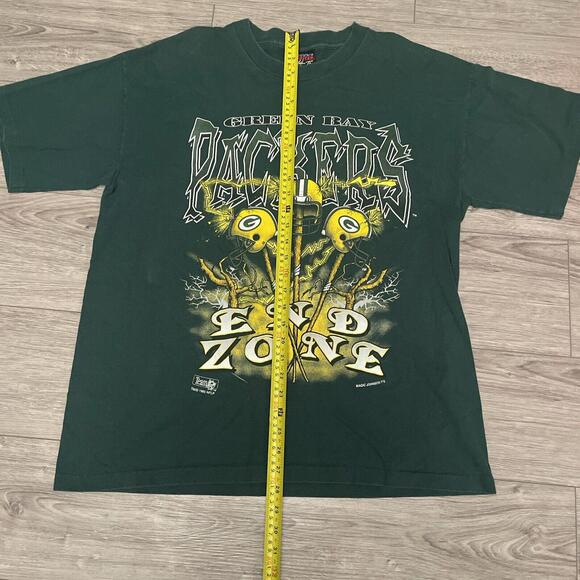 Vintage 1995 Green Bay Packers “End Zone” Lightning Magic Johnson Tee L - Picture 6 of 9